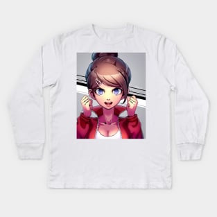 Aoi Asahina Kids Long Sleeve T-Shirt